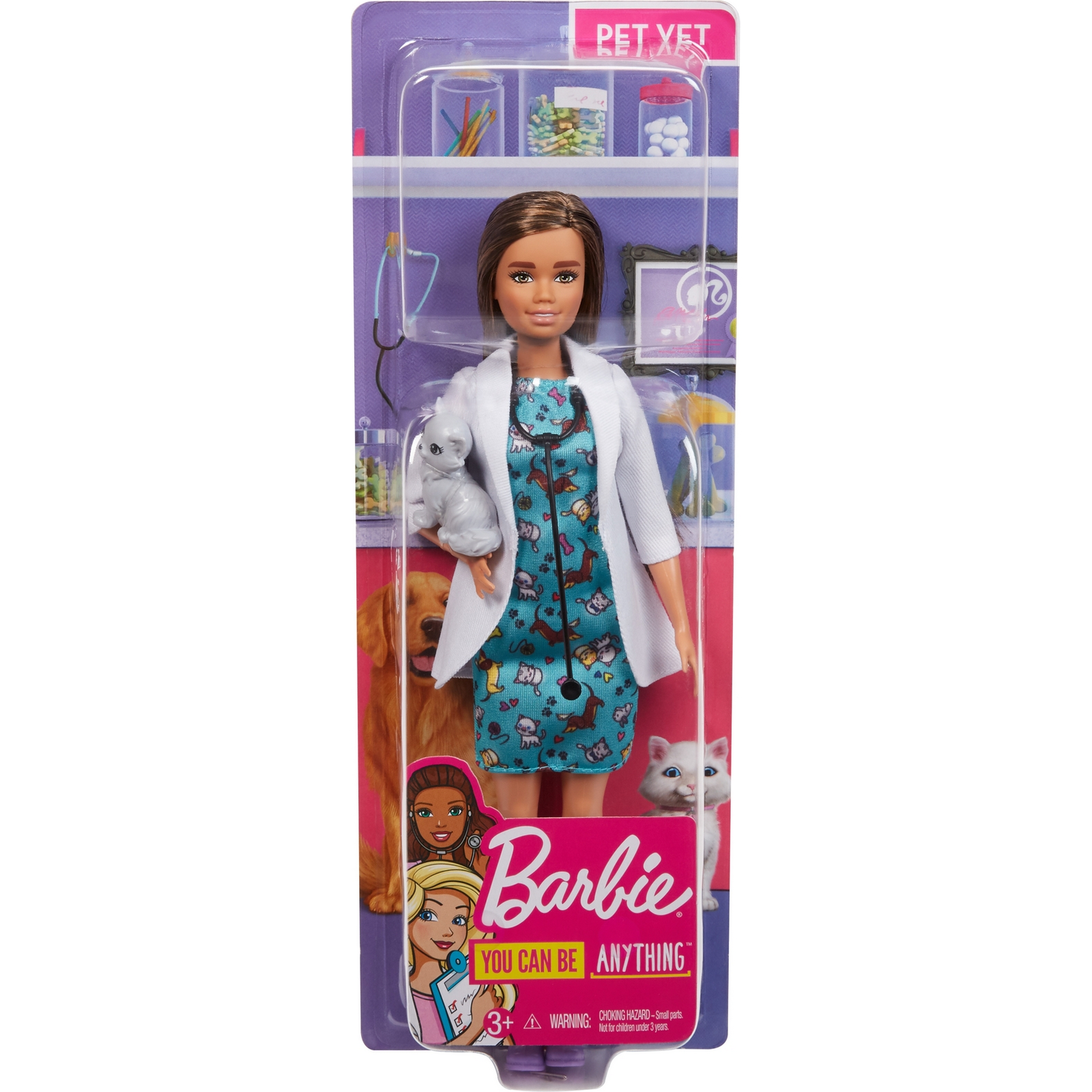 Кукла модельная Barbie Кем быть? Ветеринар DVF50/GJL63 - фото 2