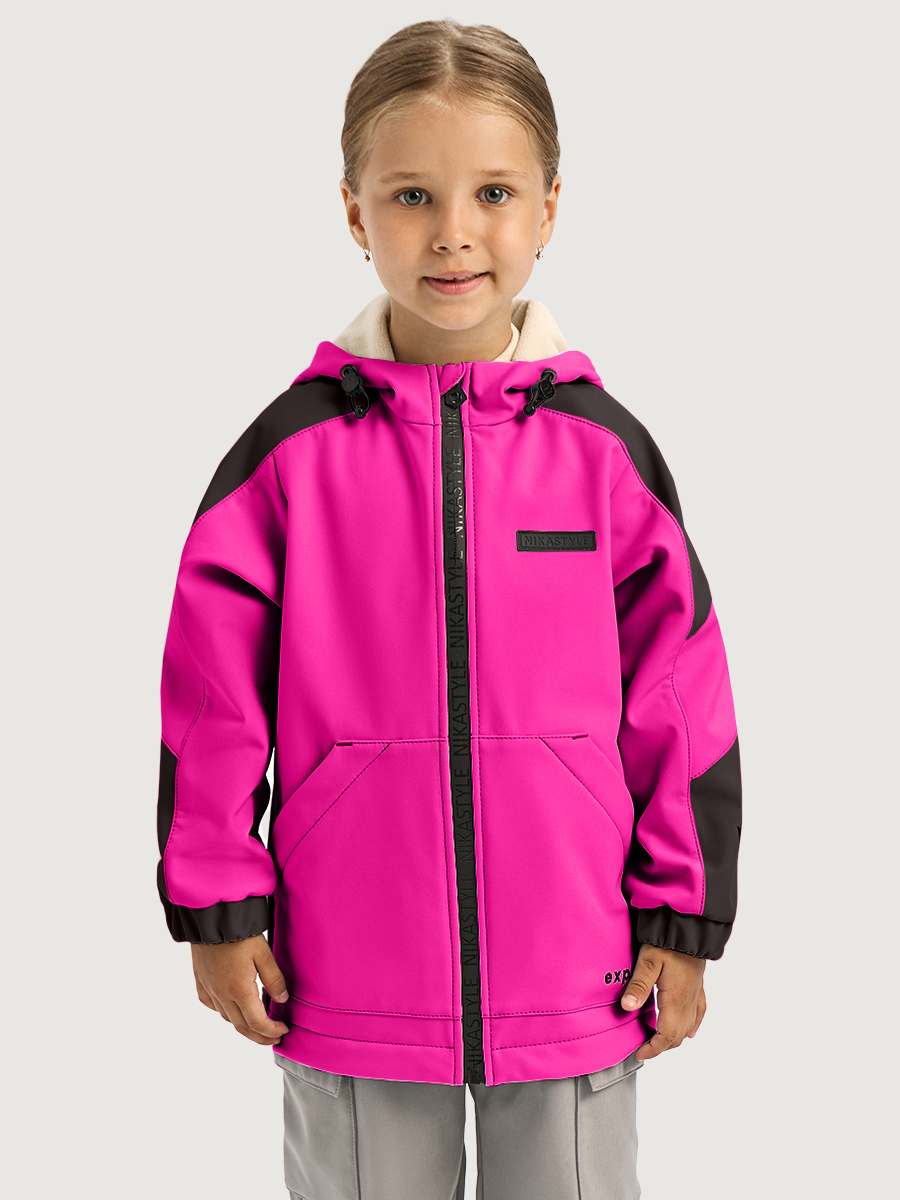 Ветровка NIKASTYLE 4л15226 фуксия/черный - фото 1