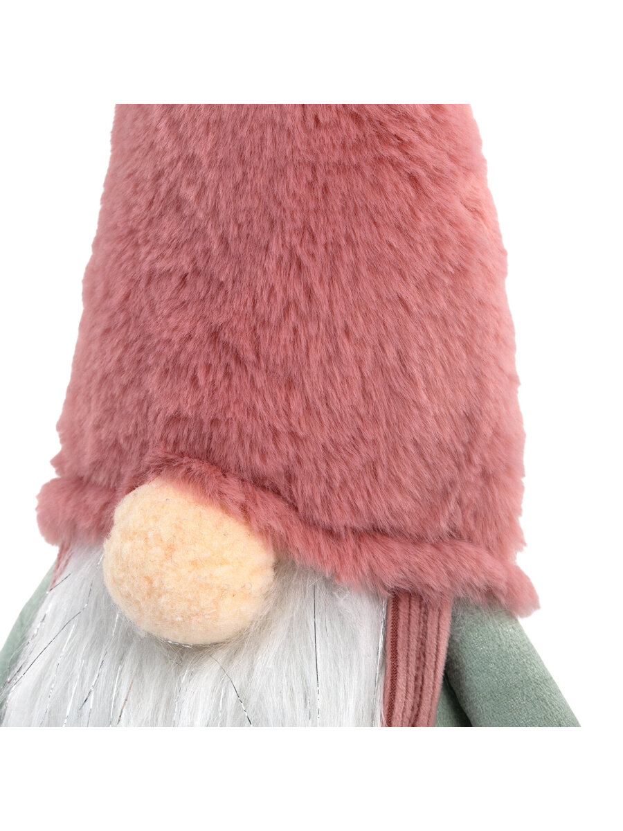 Украшение новогоднее Золотая сказка Задумчивый Гном на стол - фото 10