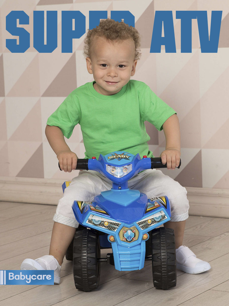 Пушкар BabyCare Super ATV красный - фото 4
