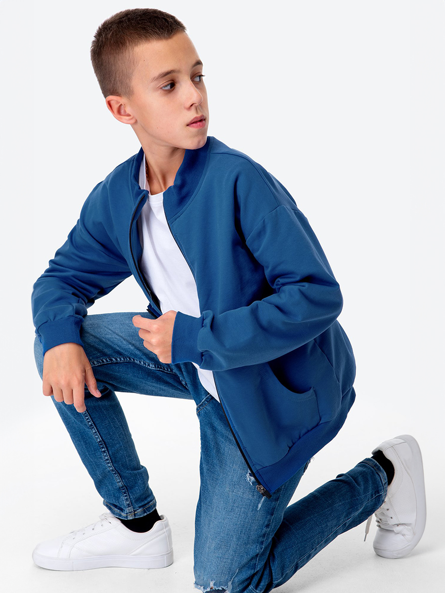 Бомбер HappyFox HF00159джинсовый - фото 8