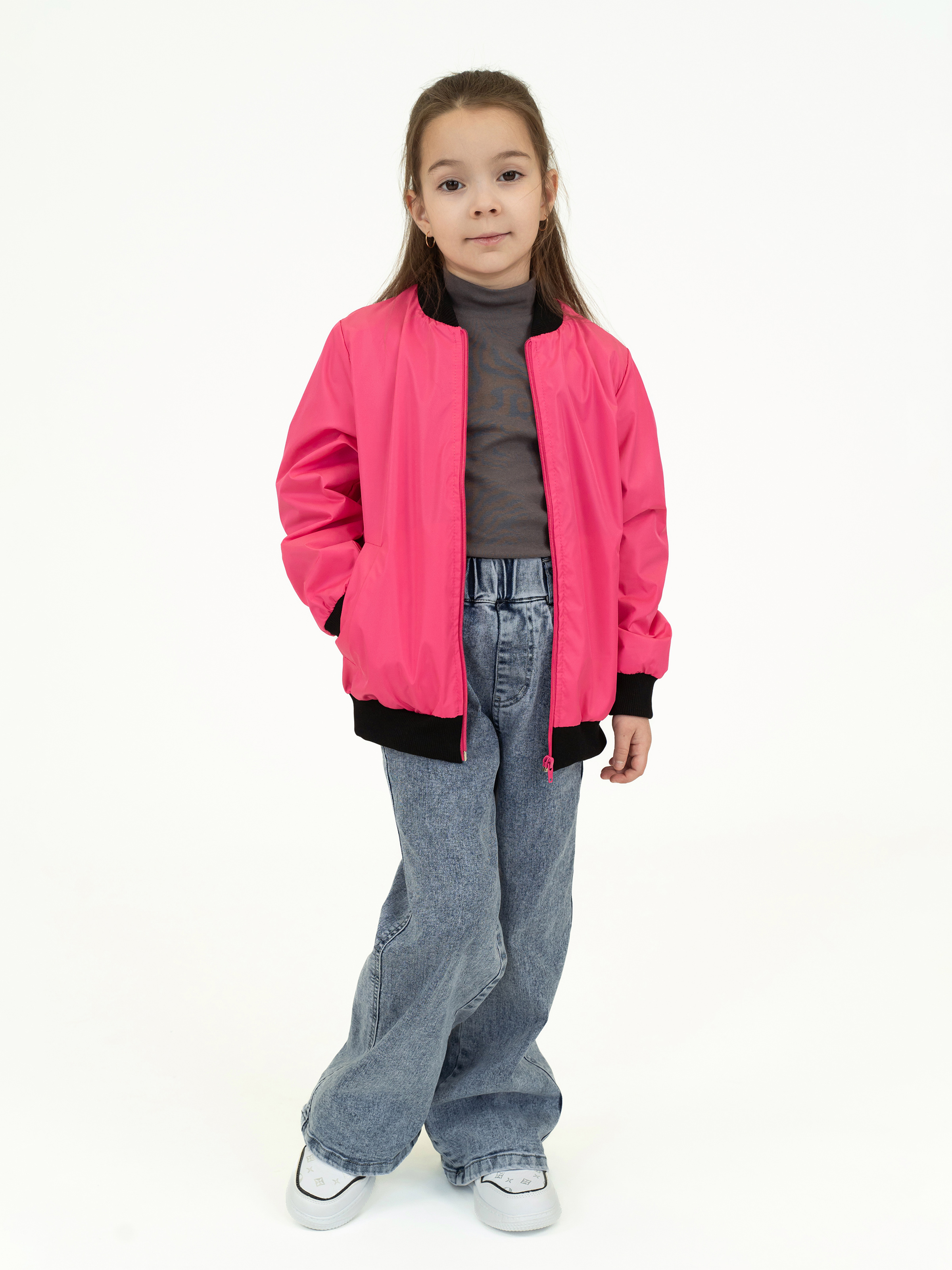 Бомбер-ветровка Arctic kids 20-024 розовый - фото 49