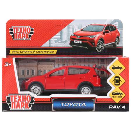 Автомобиль Технопарк Toyota красный