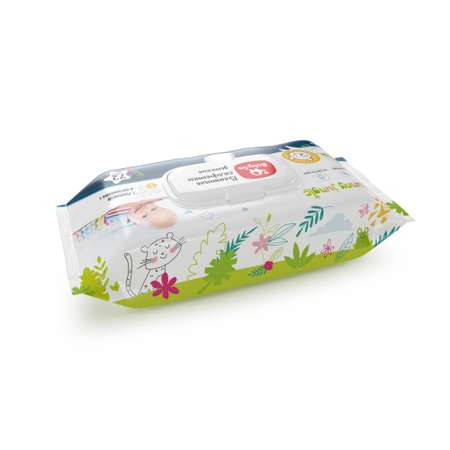 Влажные салфетки BabyGo 72 шт.