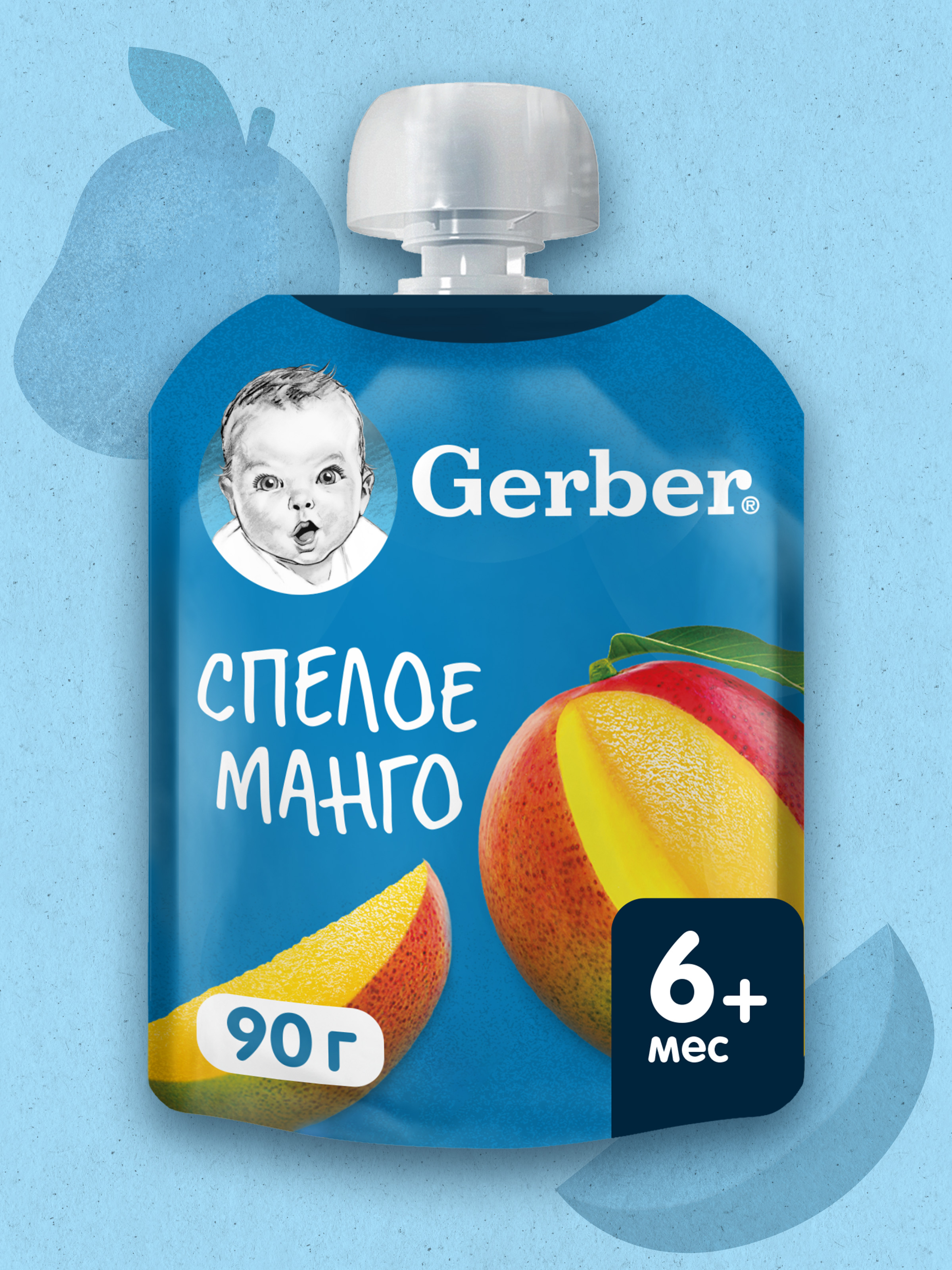 Пюре Gerber Манго с 6 мес 90 г - фото 1
