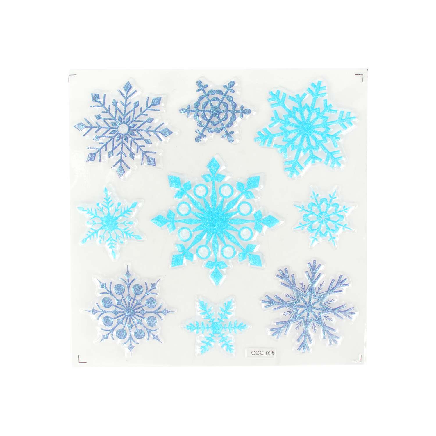 Наклейки декоративные ё Новогодние сюжеты в ассортименте - фото 3