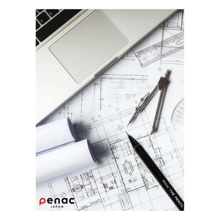Карандаши чернографитные PENAC механический 1 шт.