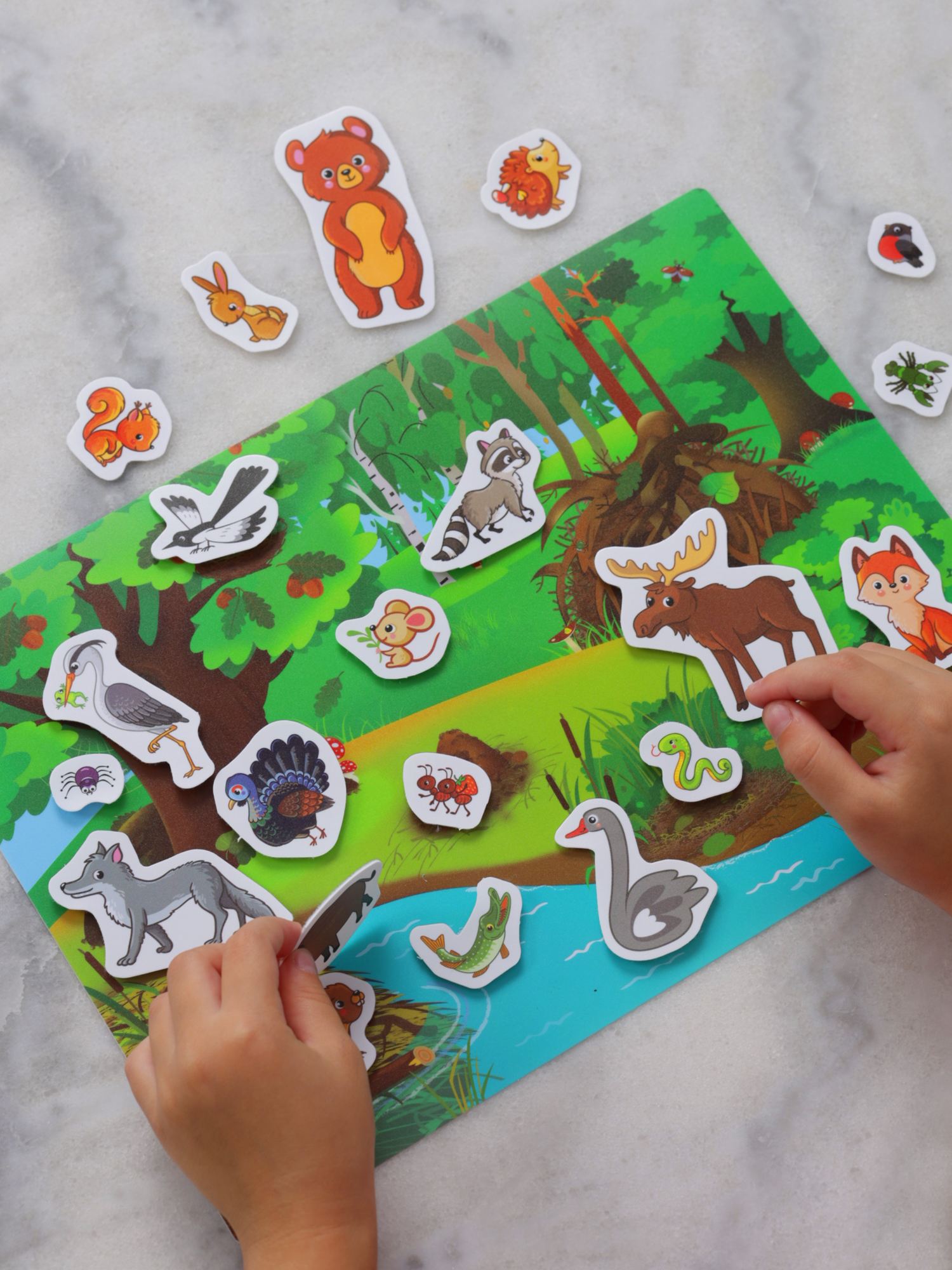 Игра развивающая Дрофа-Медиа Игра с липучками. Лесные животные 4247 - фото 5