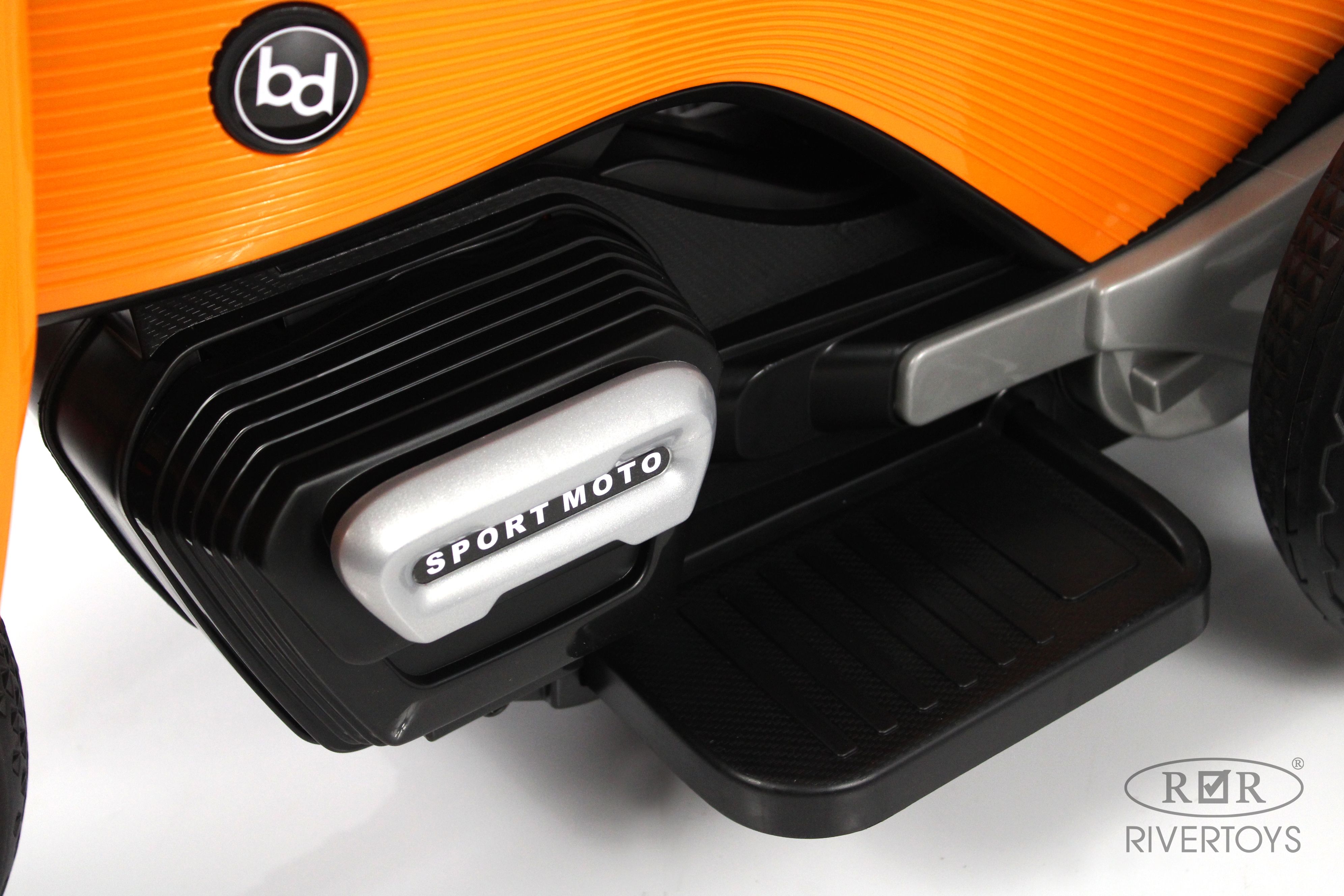 Электромобиль RIVERTOYS K333PX-ORANGE - фото 9