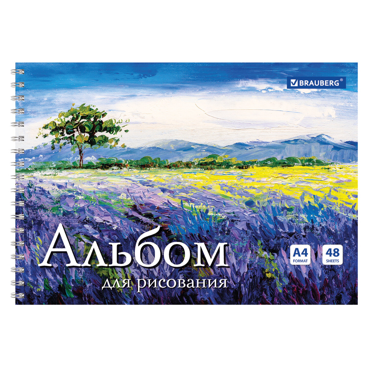 Альбом Brauberg А4 48 лист. 4 шт. - фото 6