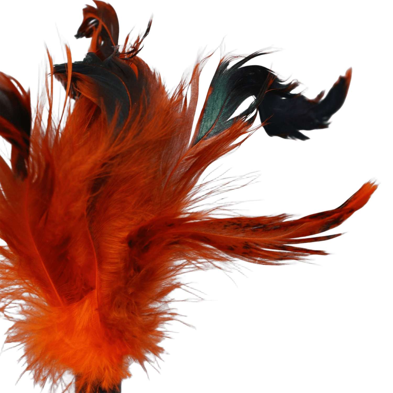 Игрушка-неваляшка для кошек Пижон с перьями в ассортименте - фото 4