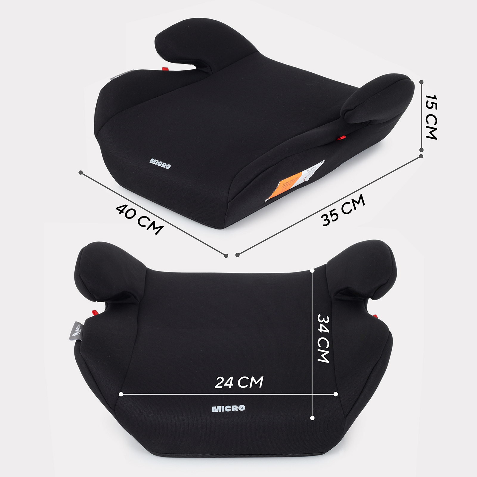 Автокресло Rant Basic Micro Black 2/3 (15-36 кг) - фото 2