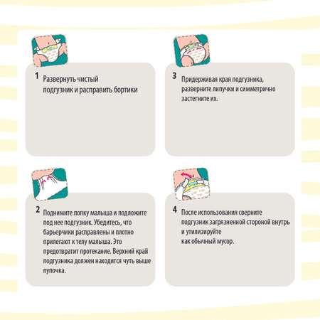 Подгузники Predo для новорожденных 1 (2-5 кг) 54 шт.