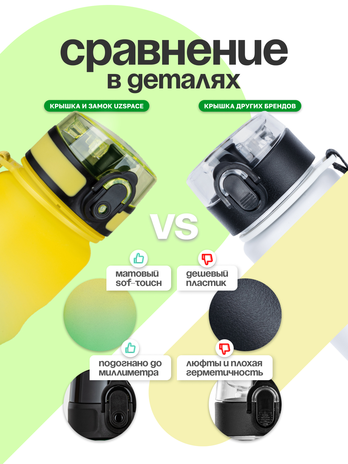 Бутылка UZSPACE 500 мл - фото 5