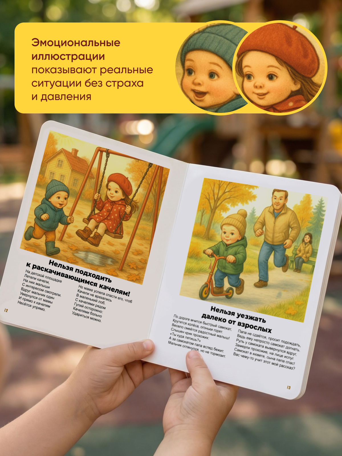 Картонная книга для малышей Расту по возрасту «Первые правила безопасности» 1+ - фото 3