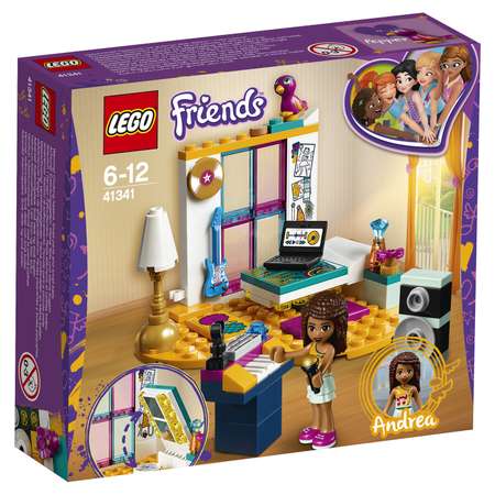 Конструктор LEGO Friends Комната Андреа блочный
