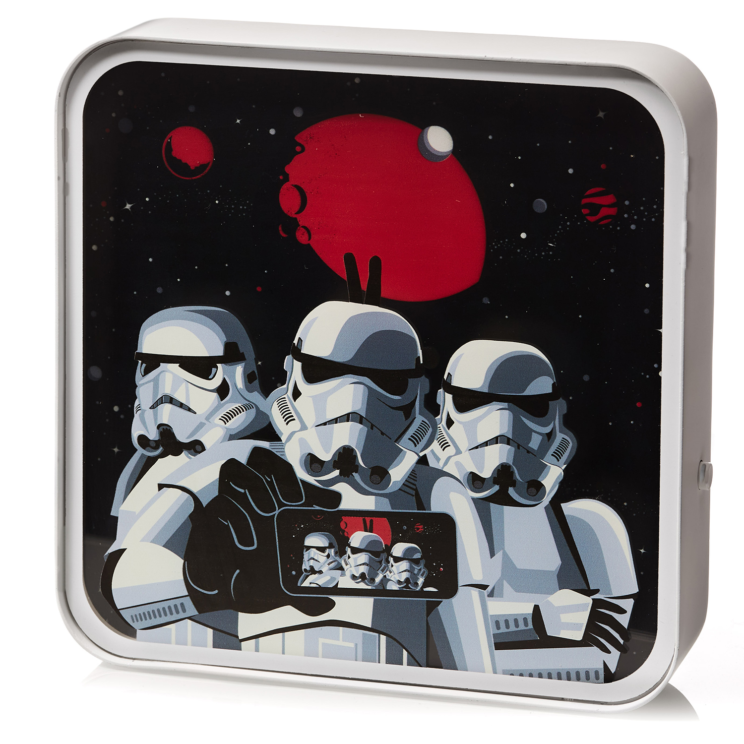 Настольный светильник-ночник Star Wars светодиодный 3D Звёздные войны Штурмовик - фото 1