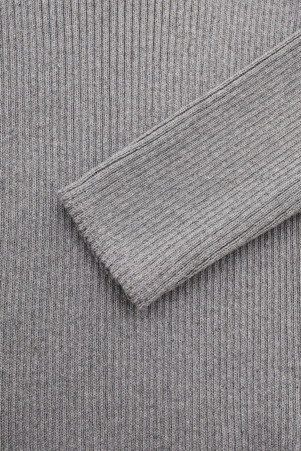 Водолазка MINIDINO ВЯЗ-В-003/ДВодолазка вязаная детская серый меланж - фото 4