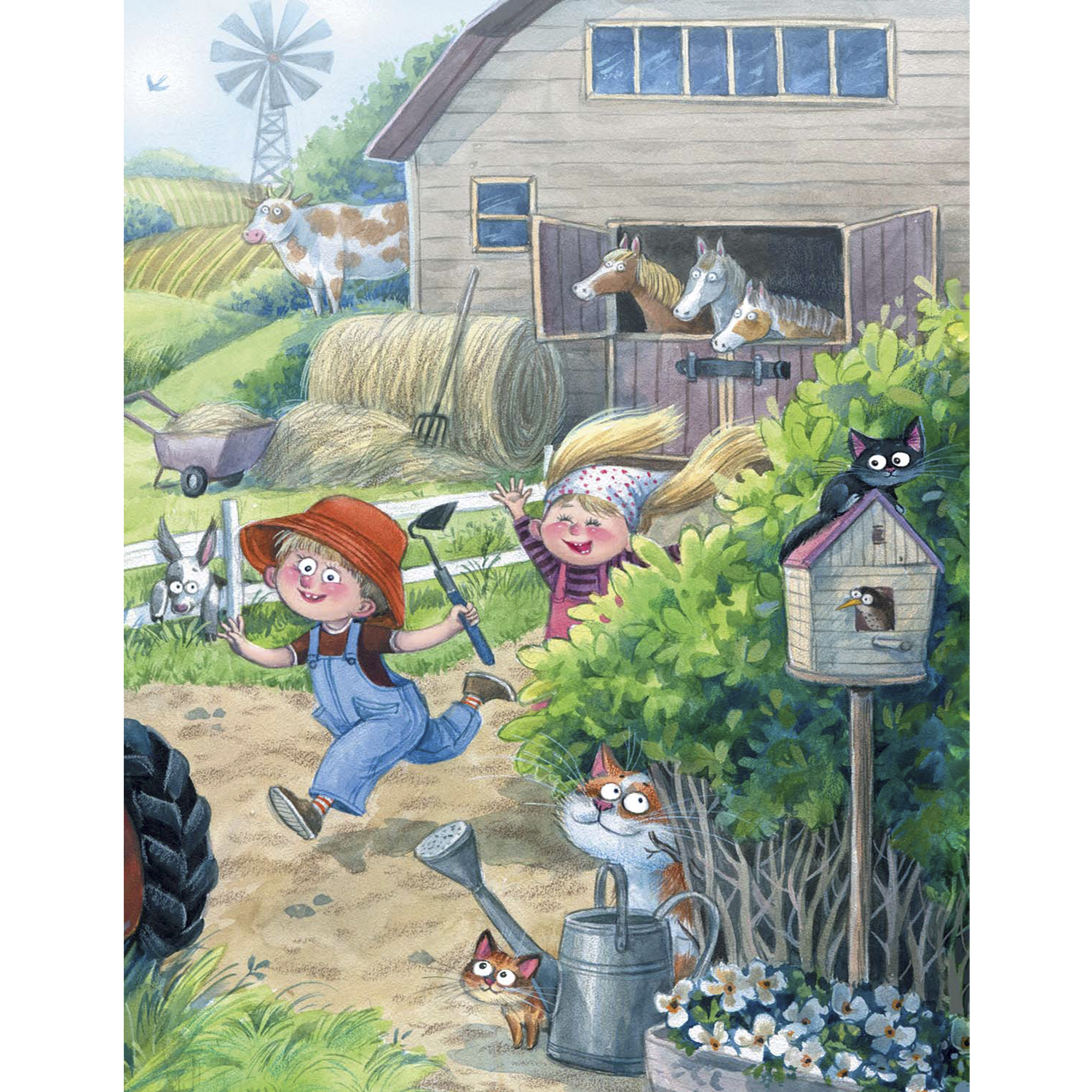 Книга ЭНАС-КНИГА На ферме дедушки Петра. Детские книги, стихи - фото 3
