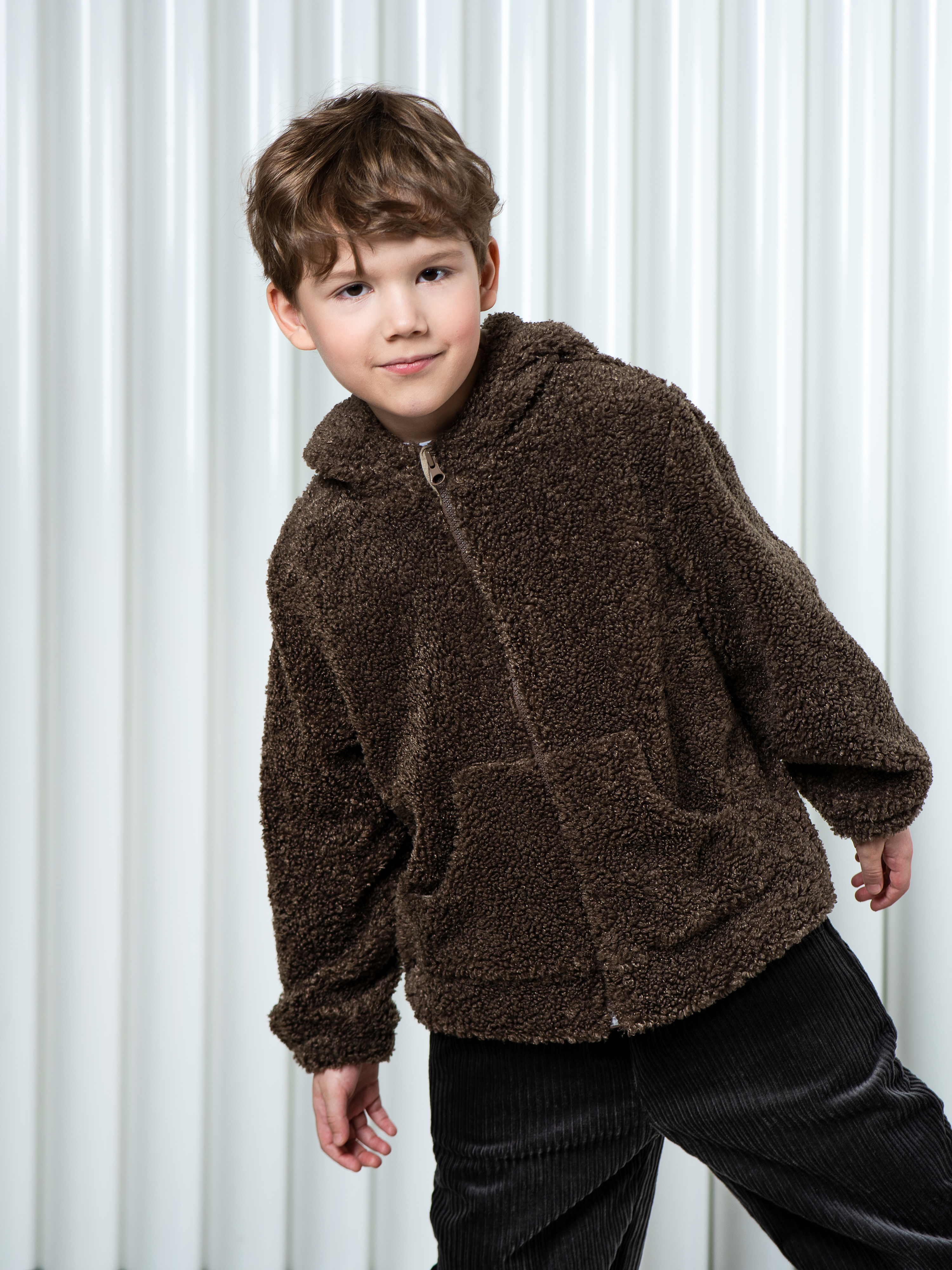 Толстовка LisaWeta FC-01-24 коричневый - фото 13