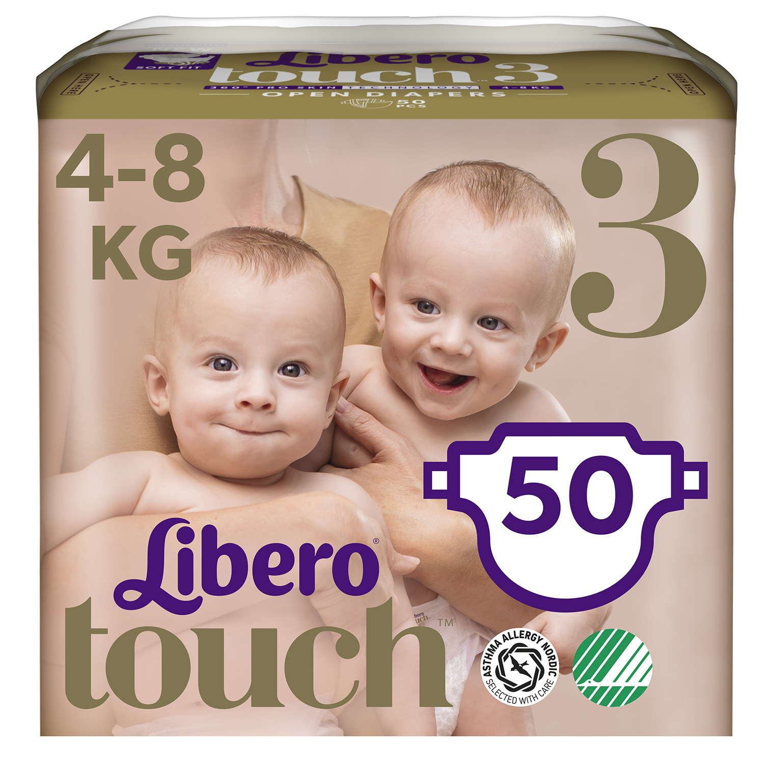 Подгузники Libero 3 (4-8 кг) 50 шт. - фото 1