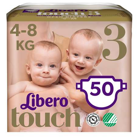 Подгузники Libero 3 (4-8 кг) 50 шт.