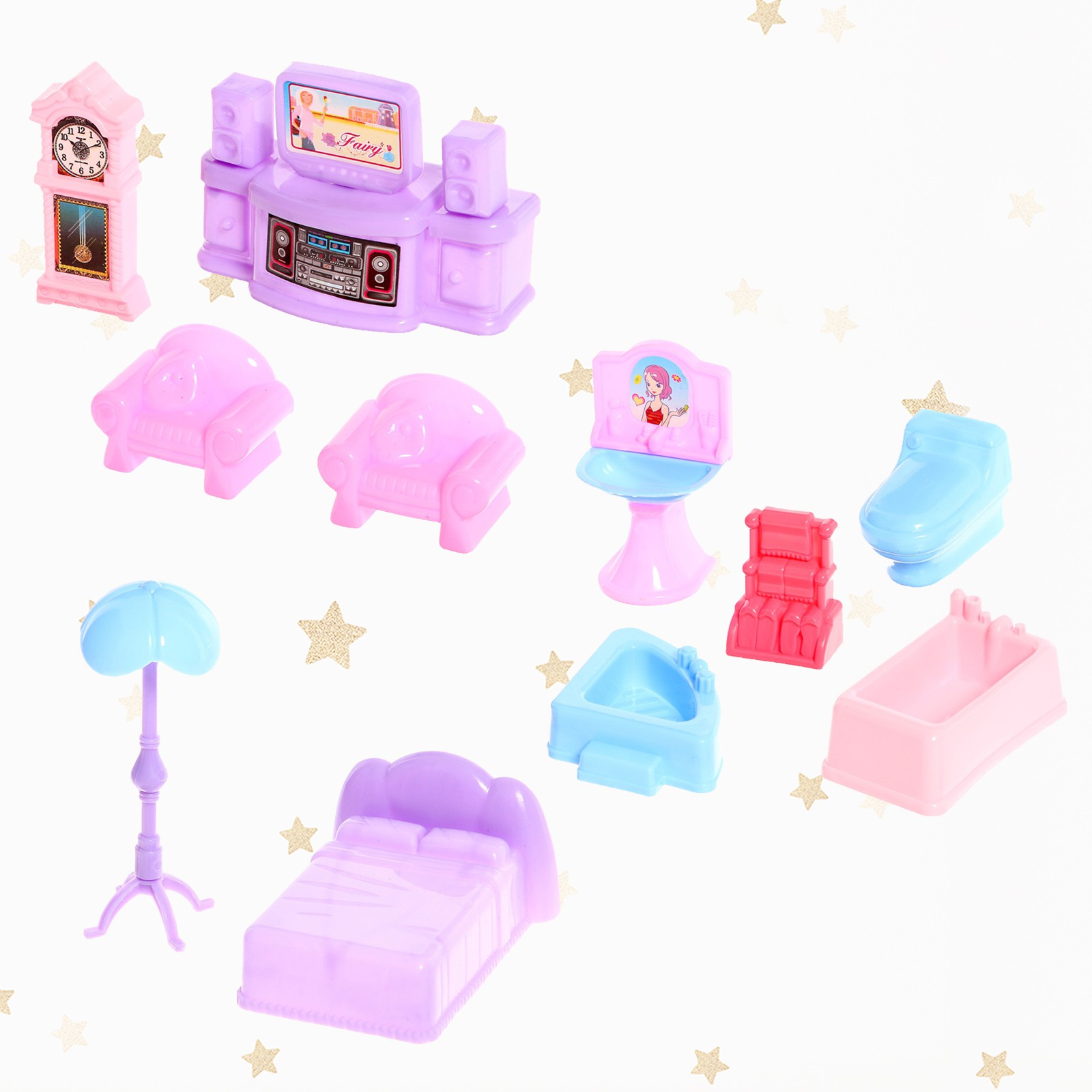 Домик для кукол Sima-Land 36 см 5340703 - фото 7