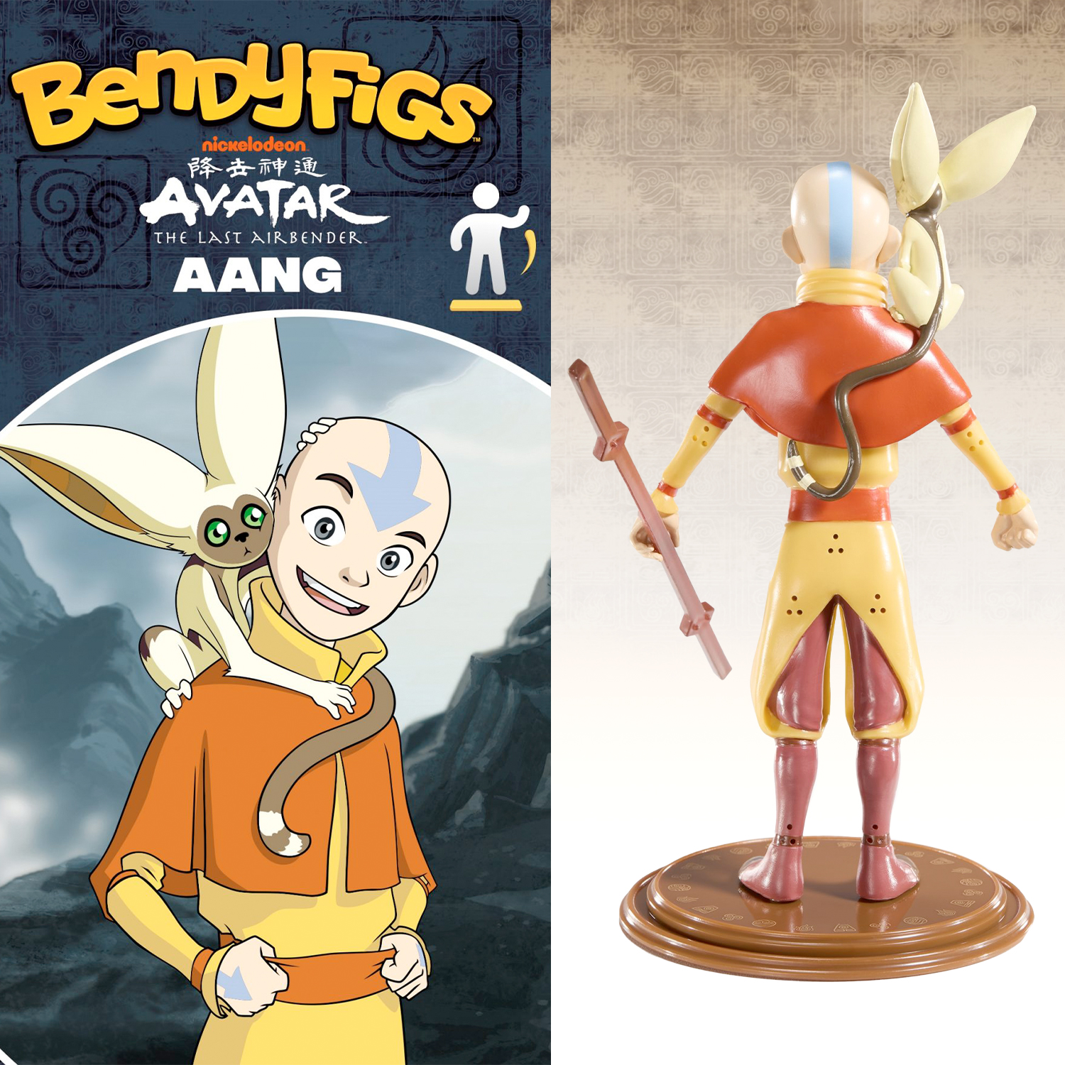 Фигурка AVATAR Bendyfig Аанг 18 см гибкая - фото 14