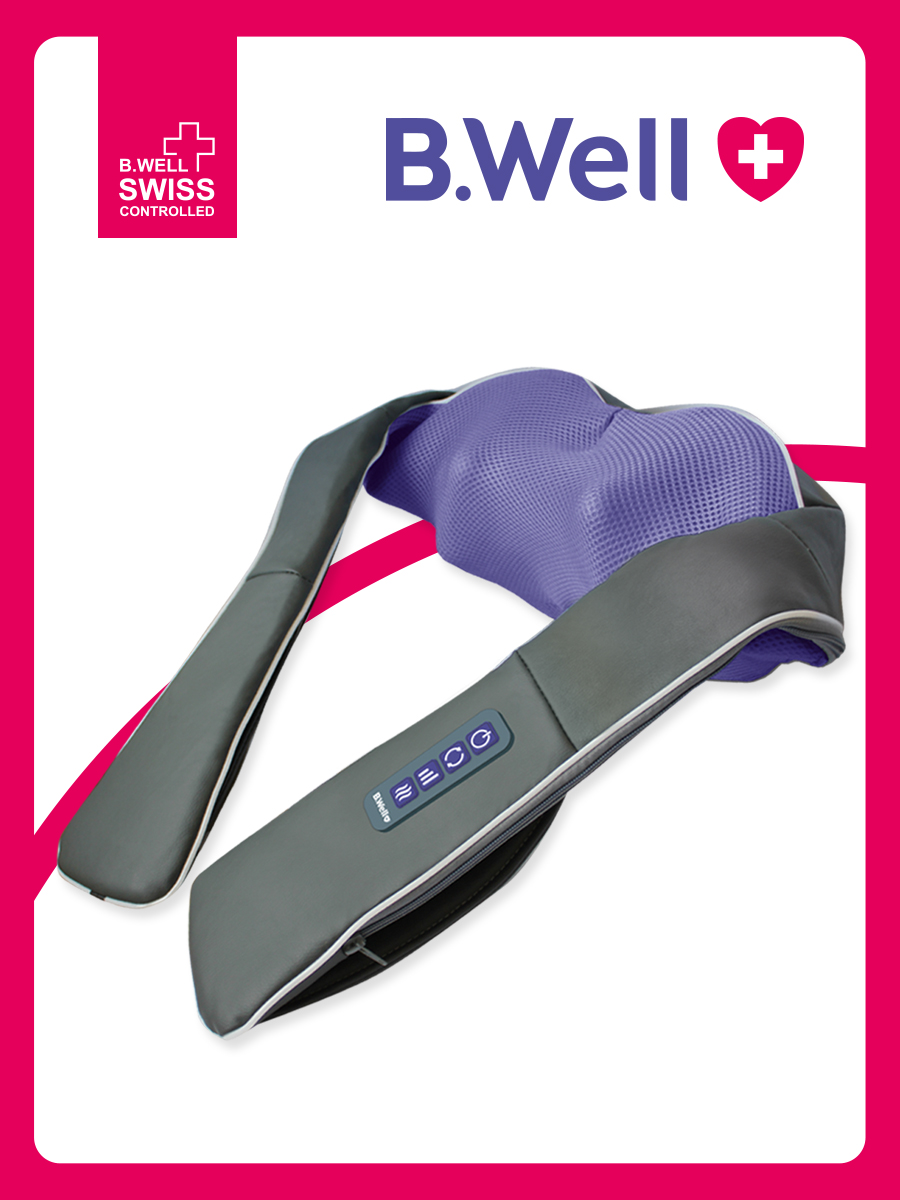 Массажер для тела шеи и плеч B.Well MED-440 серый - фото 1