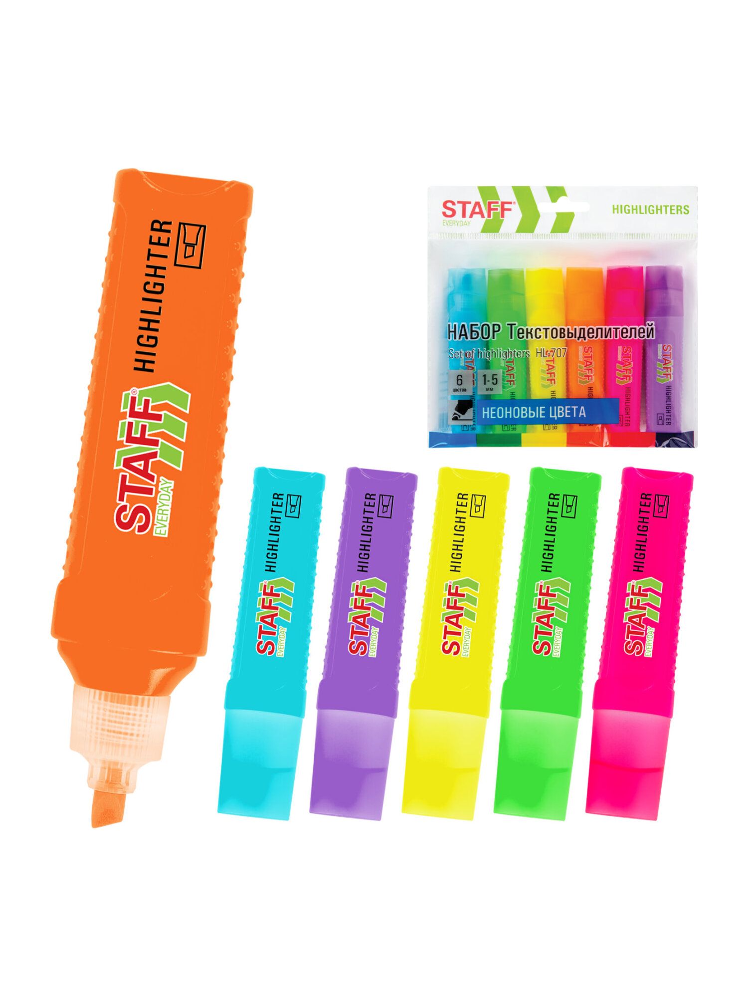 Текстовыделители Staff 6 шт. - фото 6