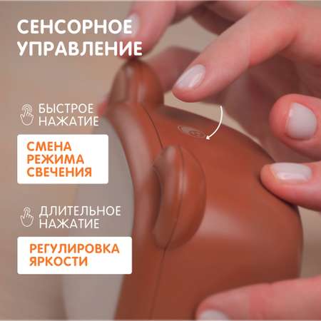 Ночник аккумуляторный Фотoн Теле-мишка