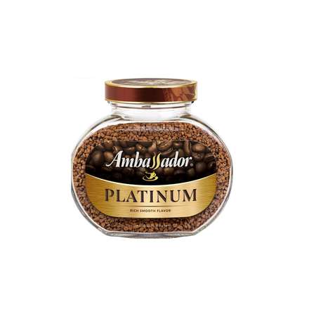 Кофе растворимый Ambassador Platinum сублимированный 190г