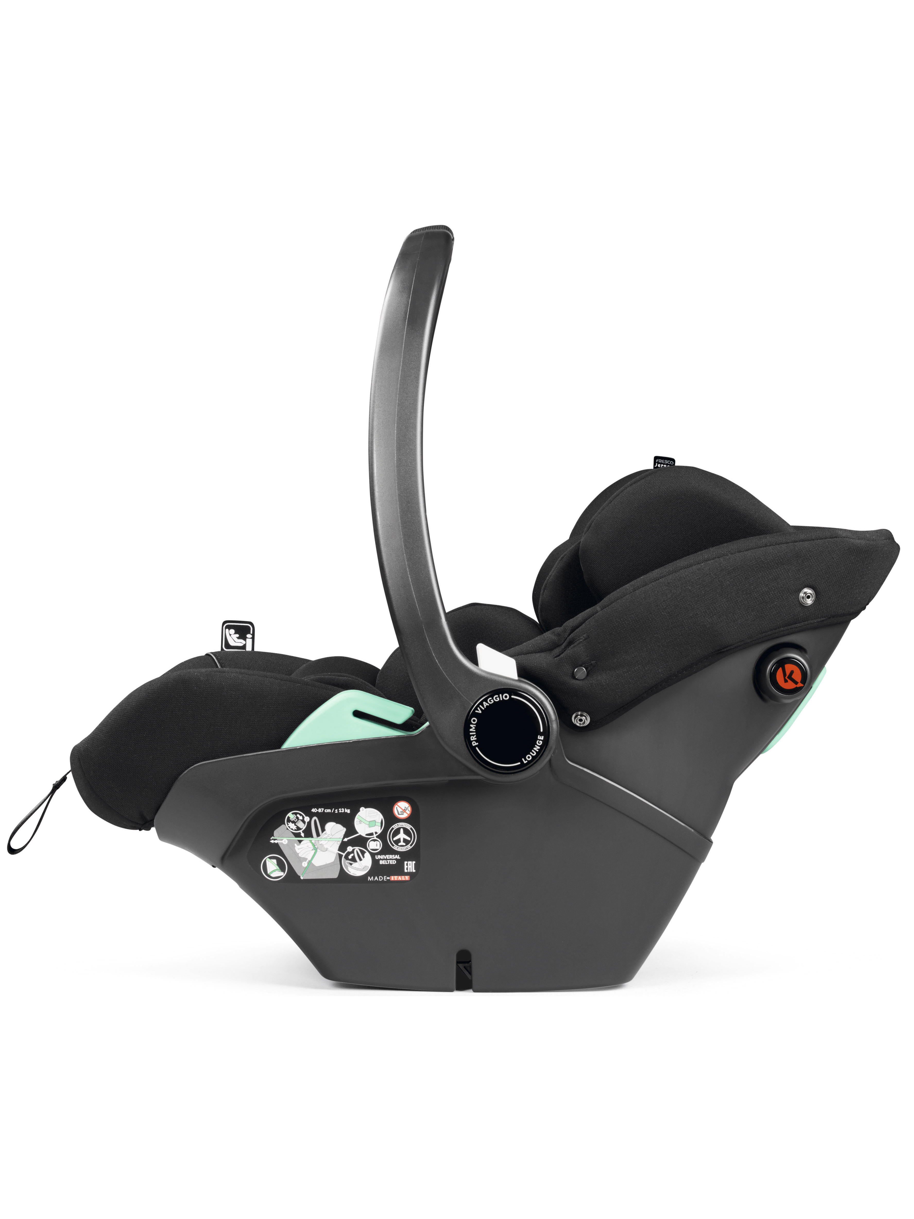 Автокресло Peg-Perego Lounge 0 (0 -13 кг) черный - фото 6