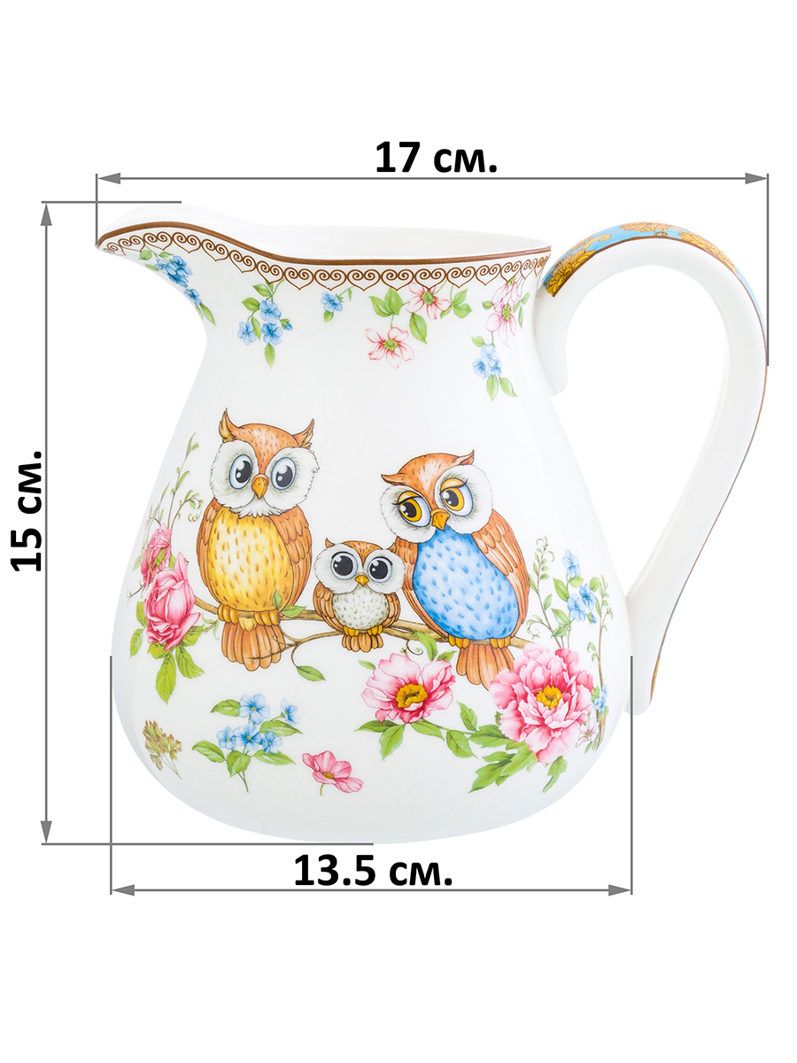 Кувшин Elan Gallery 1.2 л Совушки - фото 2