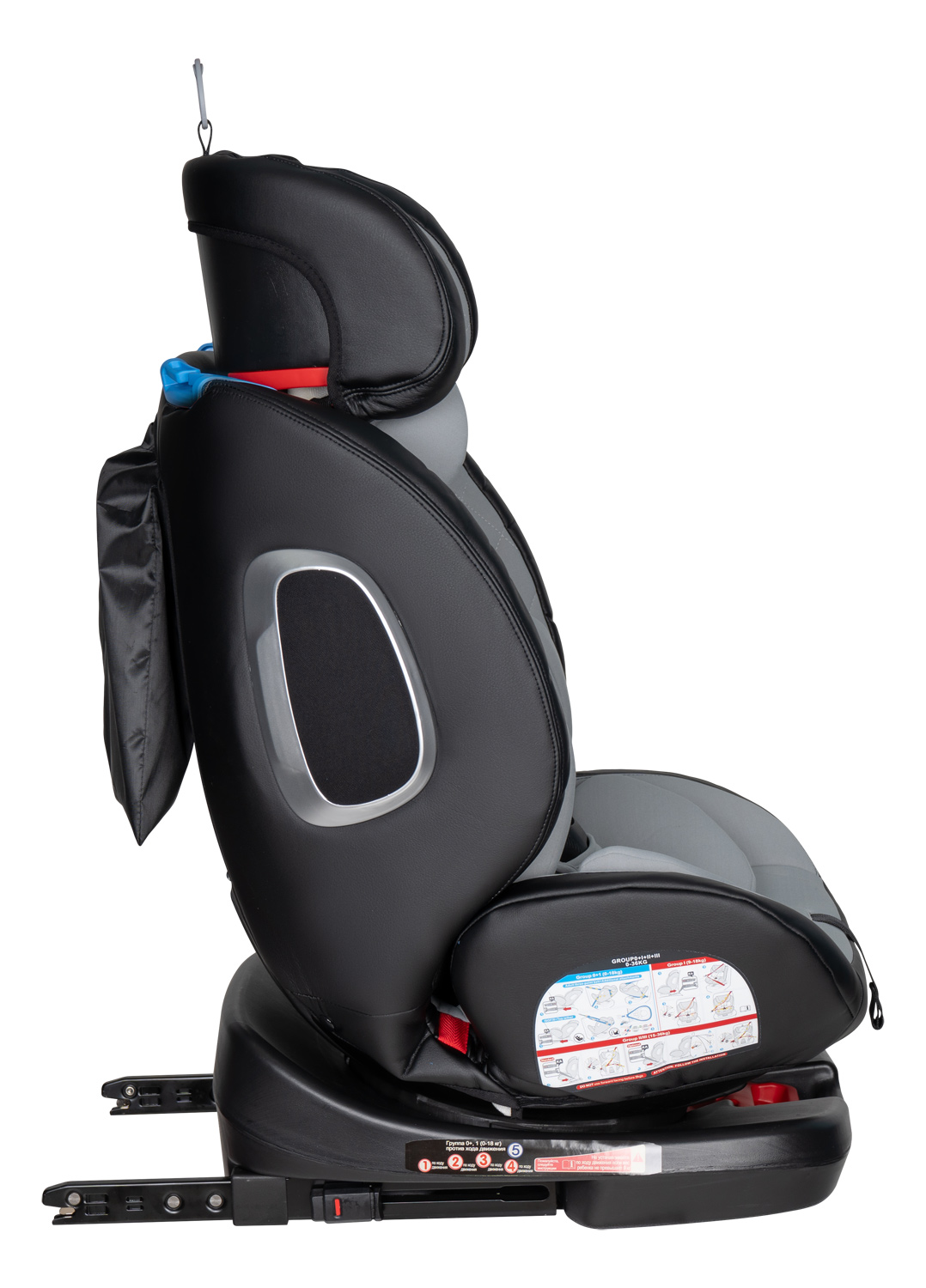 Автокресло Farfello YB102A Isofix 0+/1/2/3 (0-36 кг) серый - фото 12