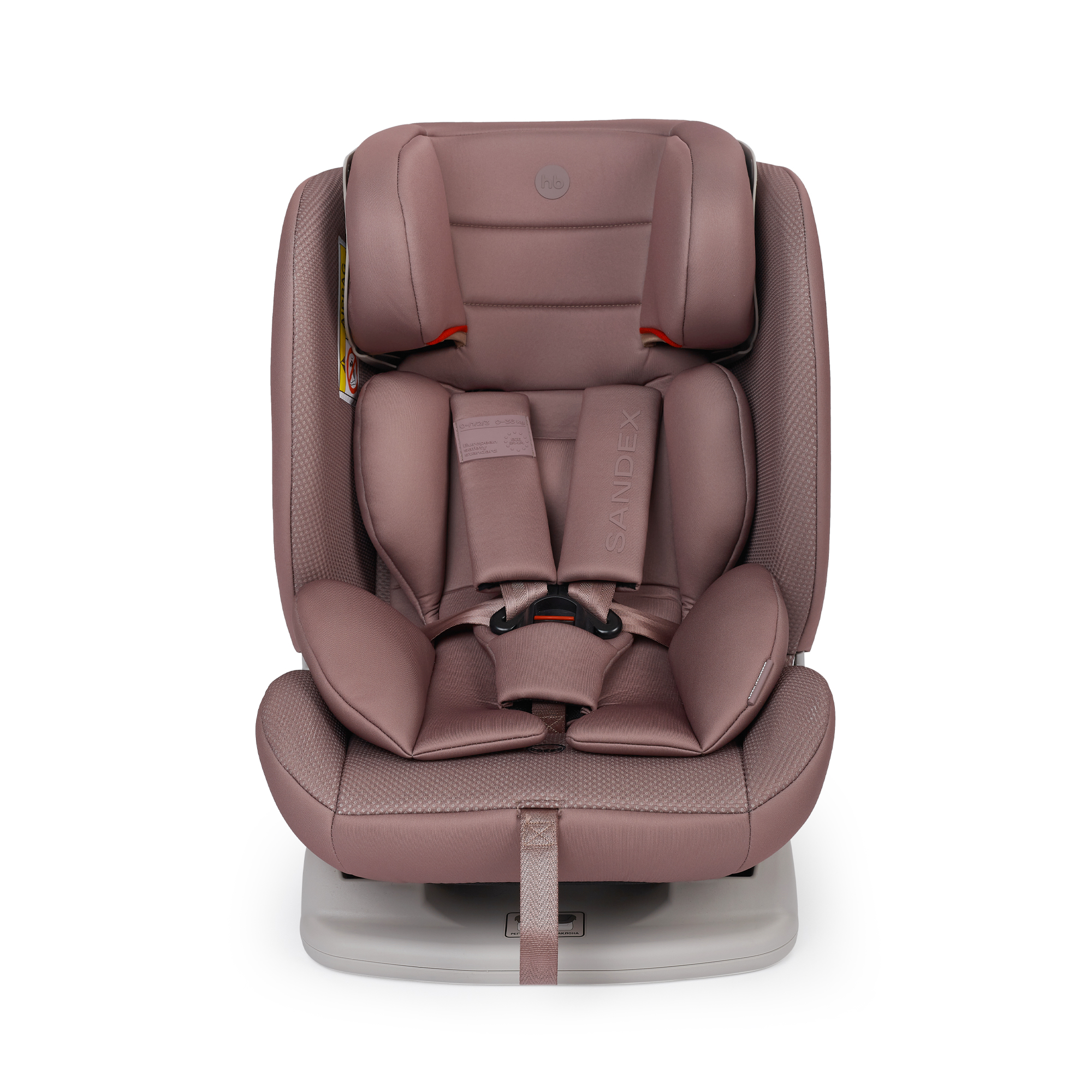 Автокресло Happy Baby Sandex 0+/1/2/3 (0-36 кг) розовый - фото 12