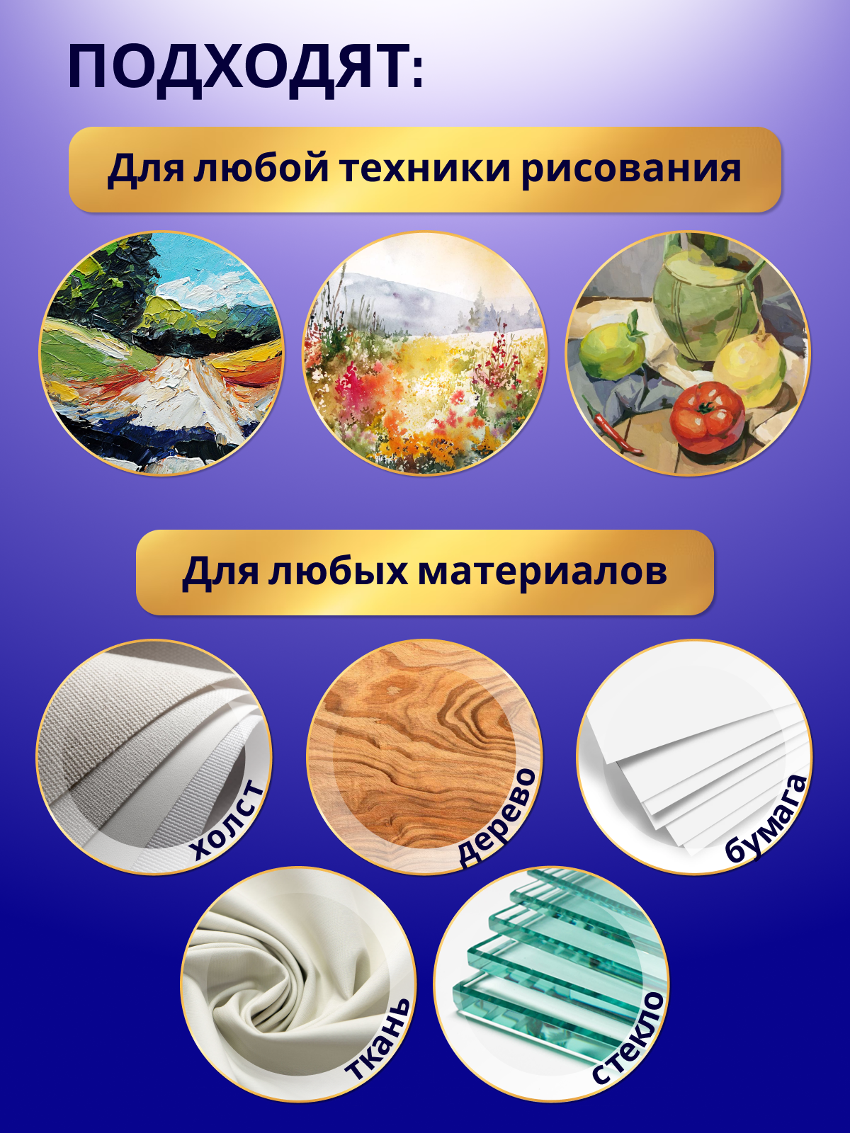 Кисть AXLER 10 шт. (синтетика) - фото 8