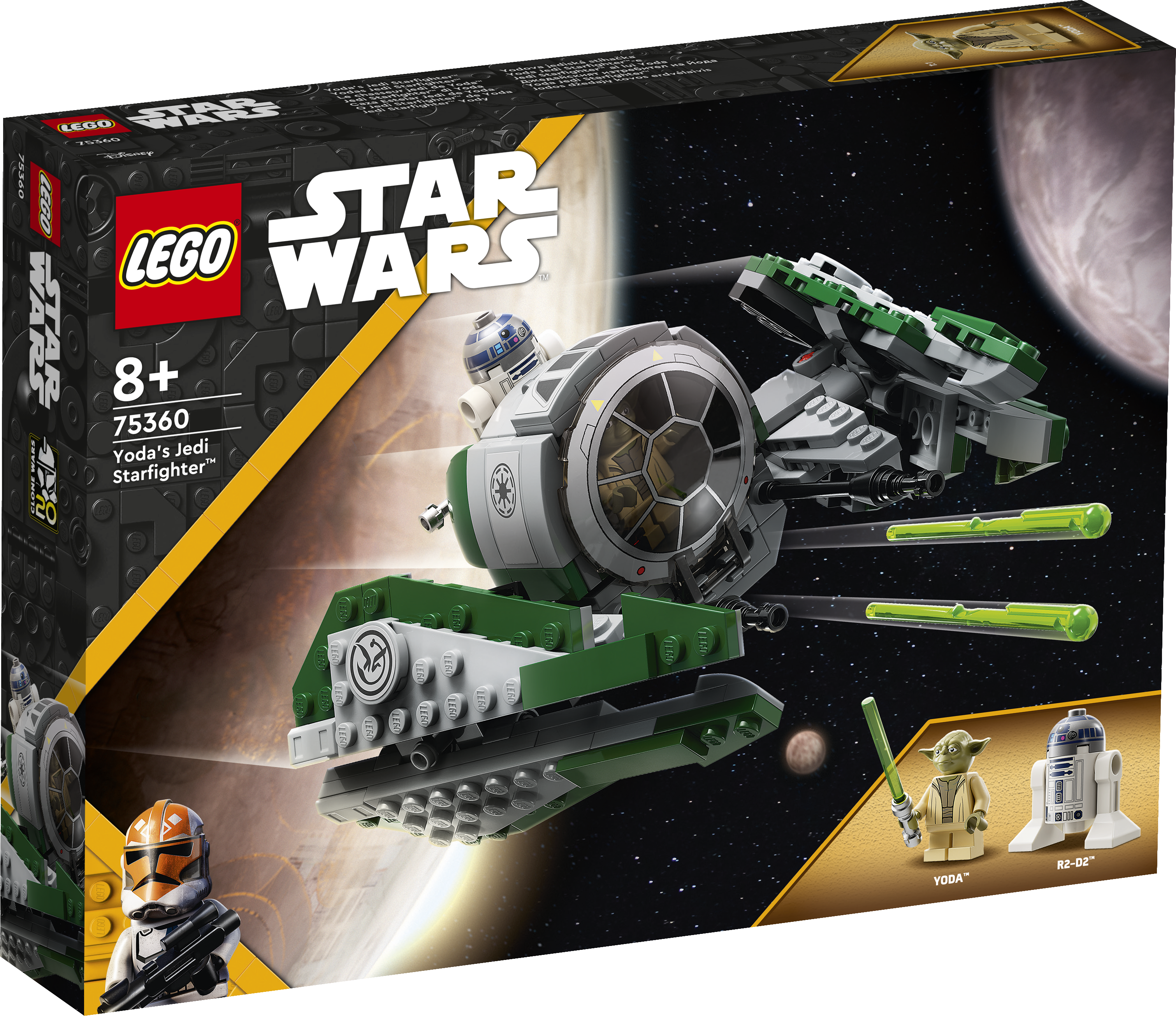 Конструктор LEGO Star Wars Yodas Jedi Starfighter блочный - фото 14