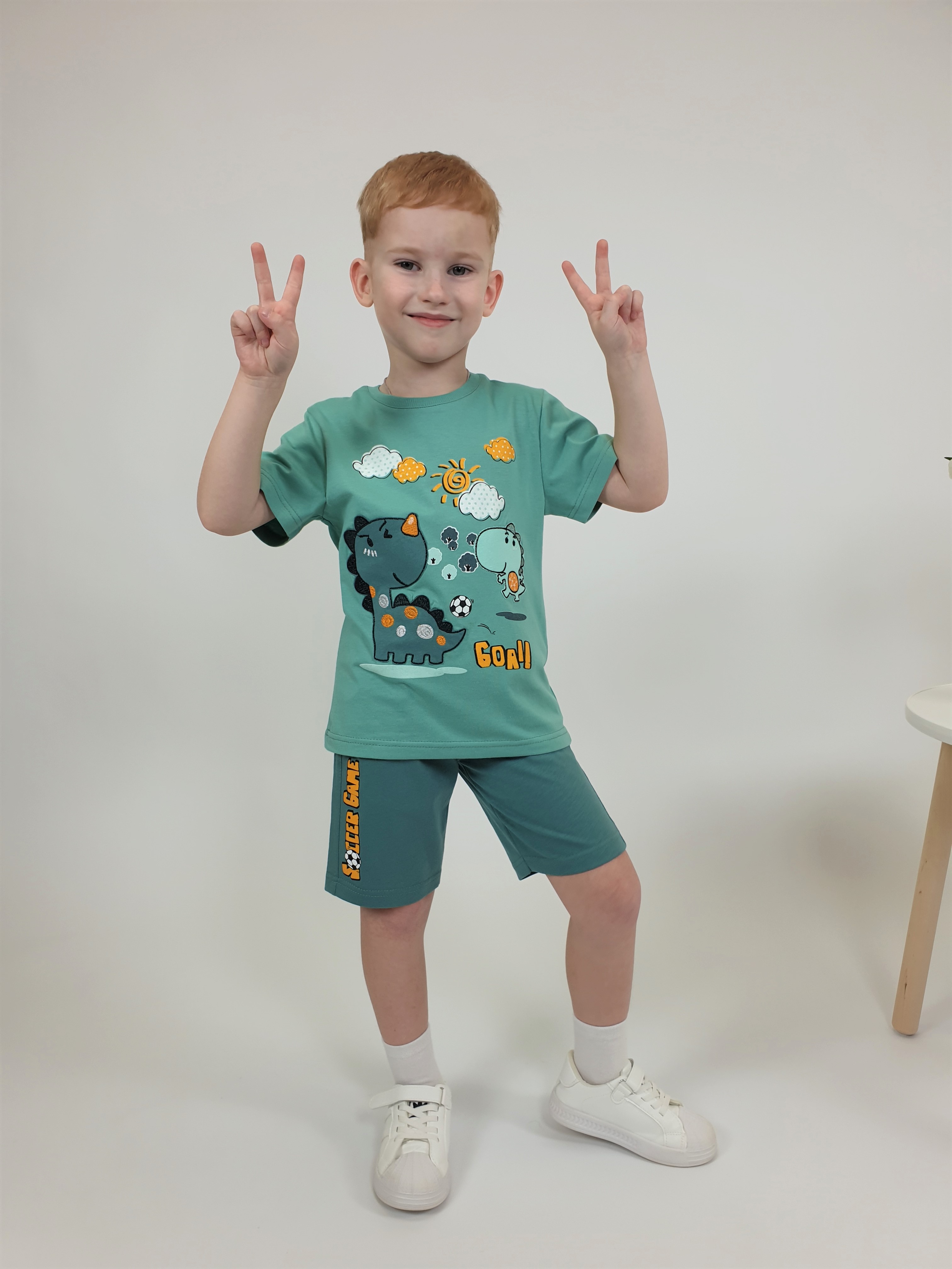 Футболка и шорты Luneva 01-137-5. - фото 2