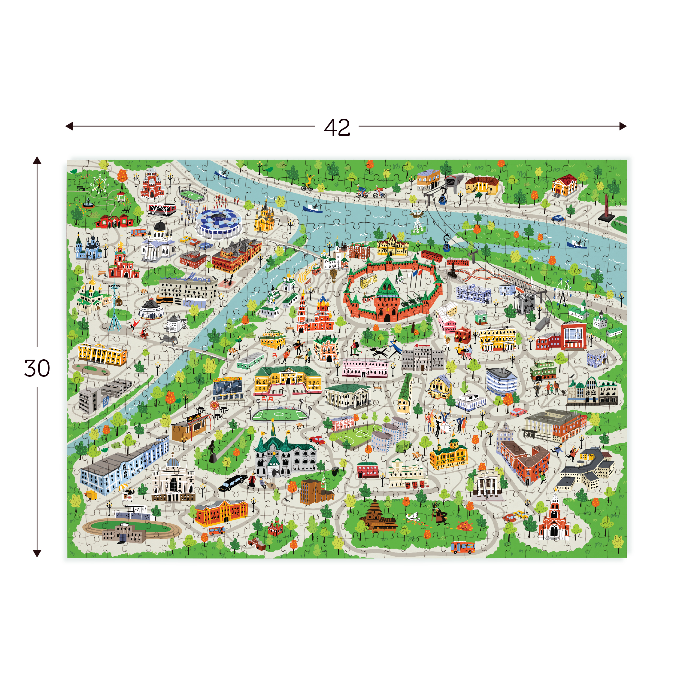 Пазл Collaba puzzle деревянный - фото 6