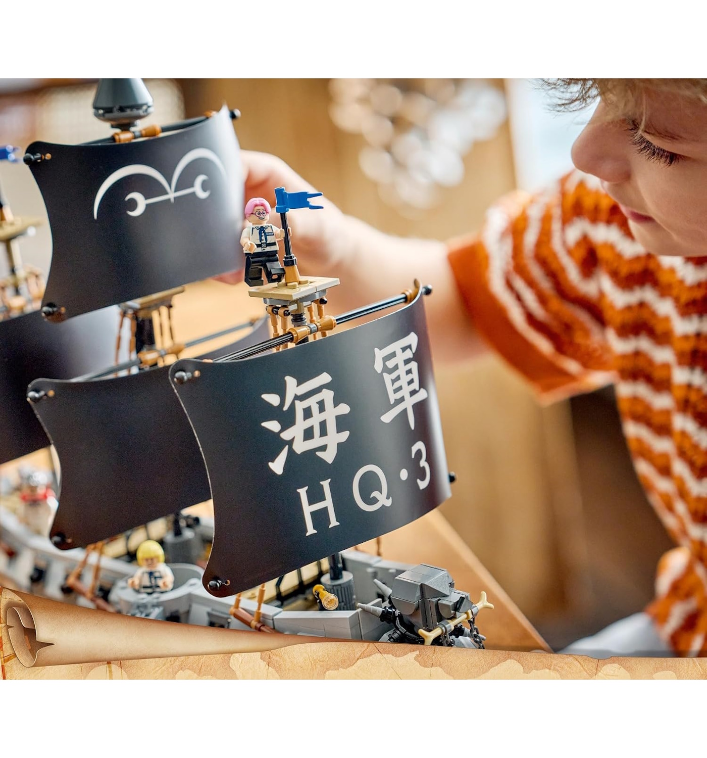 Конструктор LEGO One Piece Военный корабль Гарпа 1705 дет. - фото 5