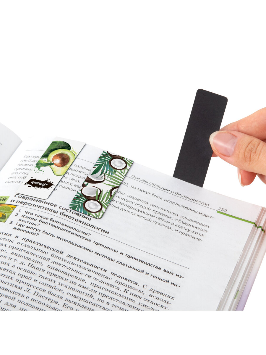 Магнитная закладка Brauberg 12 шт. - фото 14