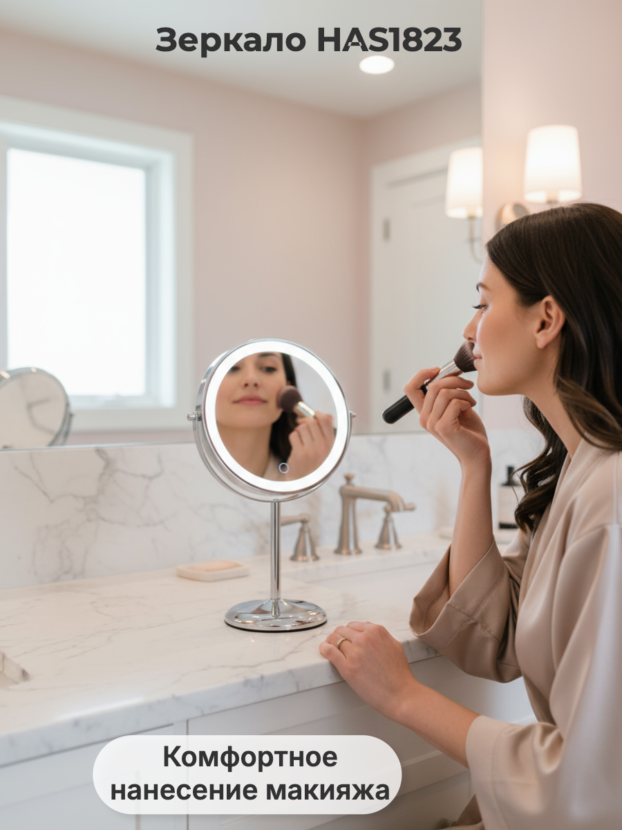 Зеркало HASTEN настольное - фото 9