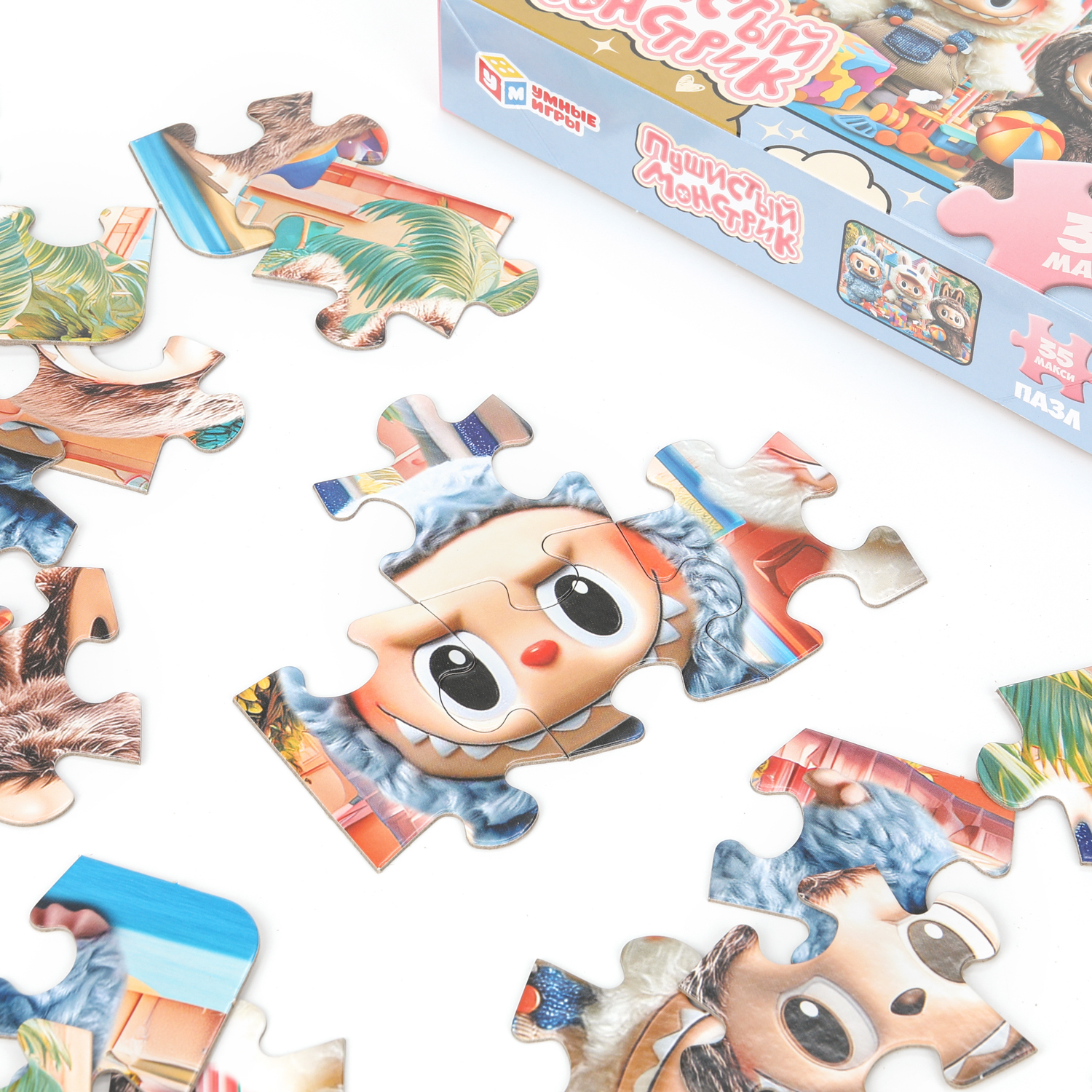 Пазл Умные игры Пушистый монстрик классический - фото 3