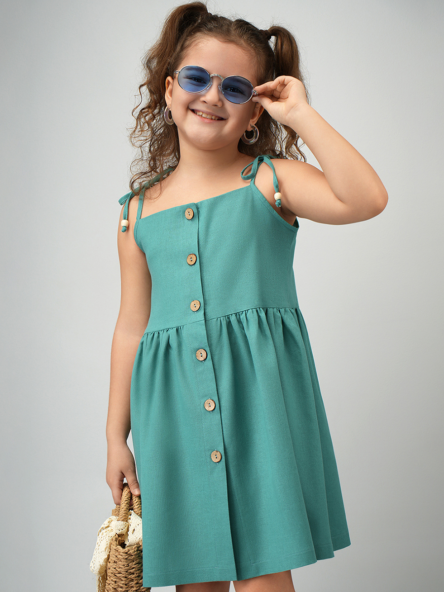 Сарафан HappyFox HFI3291бирюзовый - фото 3