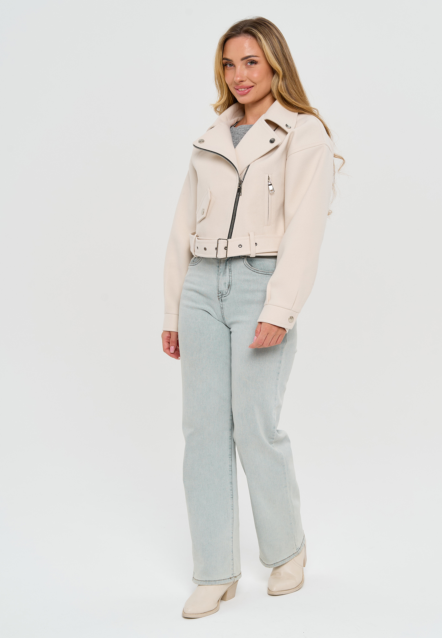 Косуха Stylish AMADEO AJ-8501-бежевый - фото 4