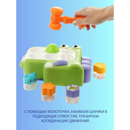Игрушка Veld Co бизиборд Веселый крокодил