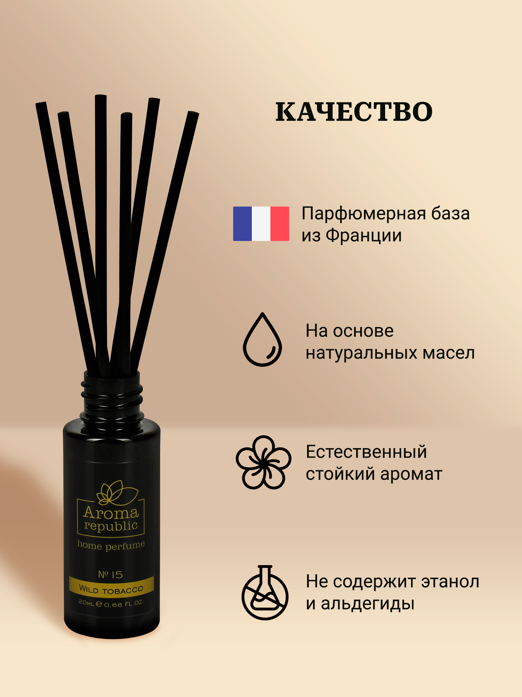 Ароматический диффузор Aroma Republic №15 Wild tоbacco - фото 2