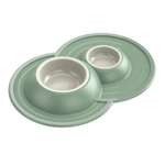 Миска для животных Lilli Pet двойная на подставке Зеленый 20-5756