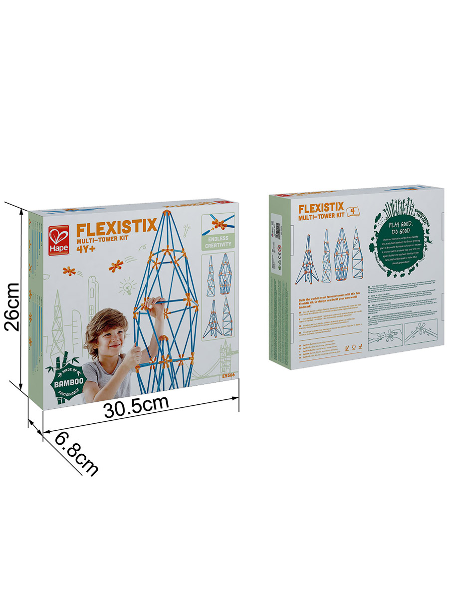 Конструктор Hape Башня кинетический 132 дет. - фото 9